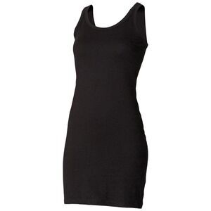 Skinni Fit Womens/Ladies Tank Dress / Black